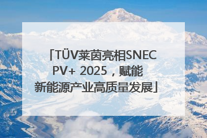 TÜV莱茵亮相SNEC PV+ 2025，赋能新能源产业高质量发展