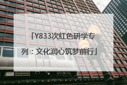 Y833次红色研学专列：文化润心筑梦前行